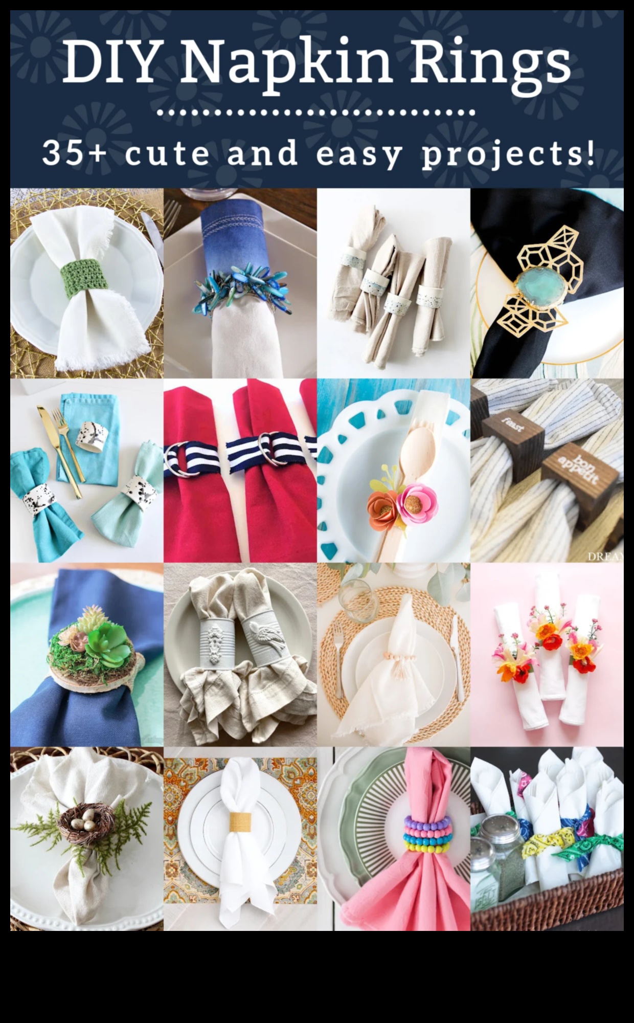 Направи си сам пръстени за салфетки от хартия: ръчно изработени акценти за сервиране на маса