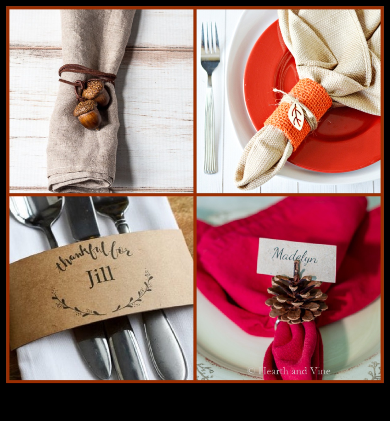 Направи си сам пръстени за салфетки от хартия: ръчно изработени акценти за сервиране на маса