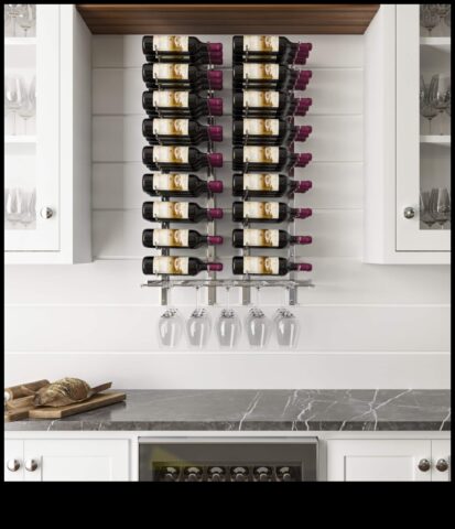 Подбрана брой стелажи за вино